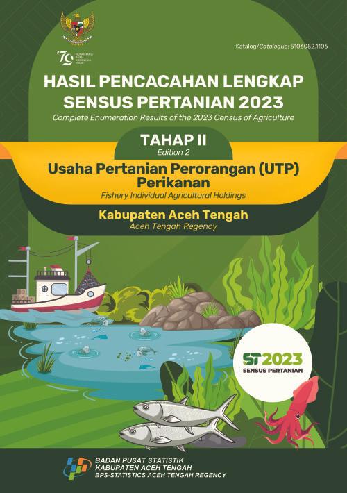 Hasil Pencacahan Lengkap Sensus Pertanian 2023 - Tahap II: Usaha Pertanian Perorangan (UTP) Perikanan Kabupaten Aceh Tengah