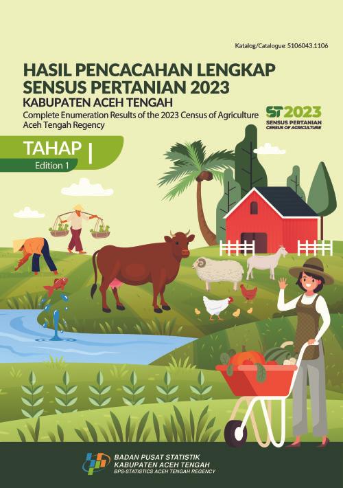 Complete Enumeration Results of the 2023 Census of Agriculture - Edition 1 Aceh Tengah Regency 